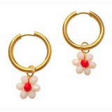 The Cherry Daisy Earrings