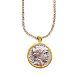 Coin Medaillon Necklace Roma