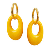 Earrings Mustard