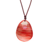 Red Melting Stone Necklace